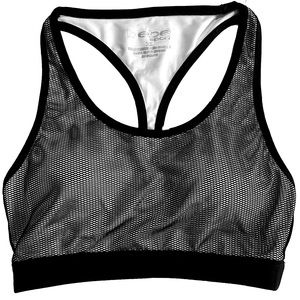 Bebe Sport Mesh Racerback Sports Bra w/ Removable Cups XS